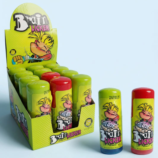 Hannahs Brain Licker Blue Raspberry & Sour Strawberry Flavour Bottles 12x60ml
