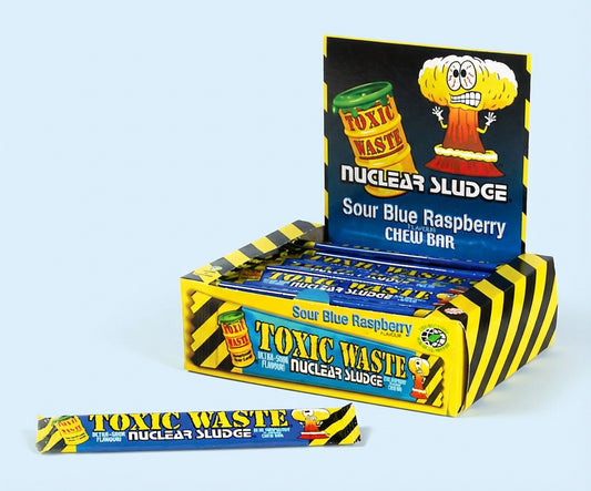 Toxic Waste Blue Raspberry Chew Bar 50 x 20g
