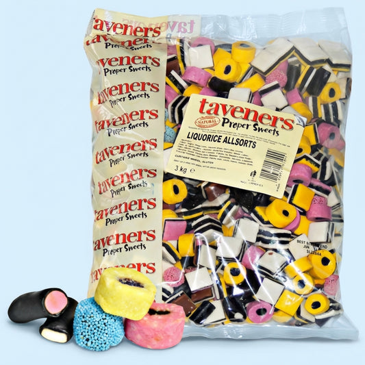 Taveners Liquorice Allsorts 3kg