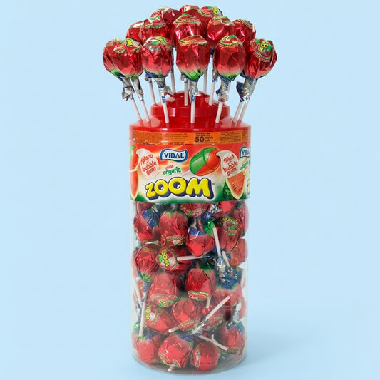 Vidal Watermelon Zoom Lollipops 50 x 29g