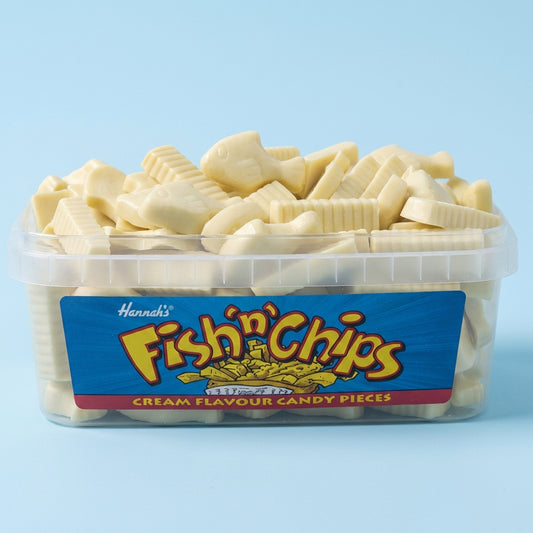 Hannahs Fish n Chips Tub 600g
