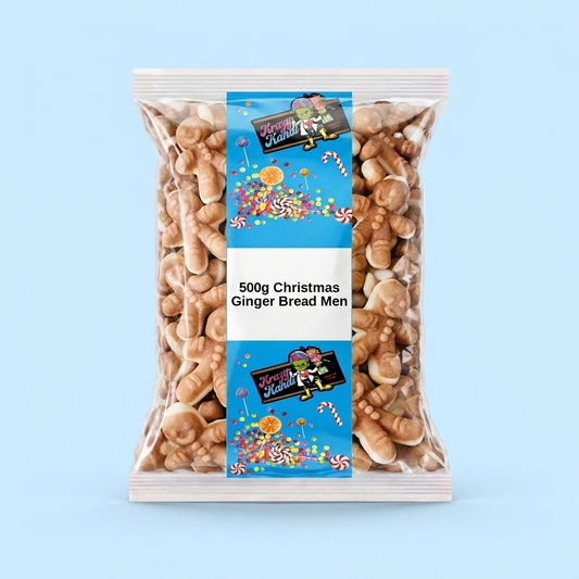 Krazy Kandi Christmas Ginger Bread Men 500g - Krazy Kandi Sweet Shop, Bootle Liverpool