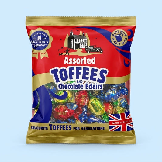 Walkers Nonsuch Assorted Toffee and Chocolate Eclairs 400g