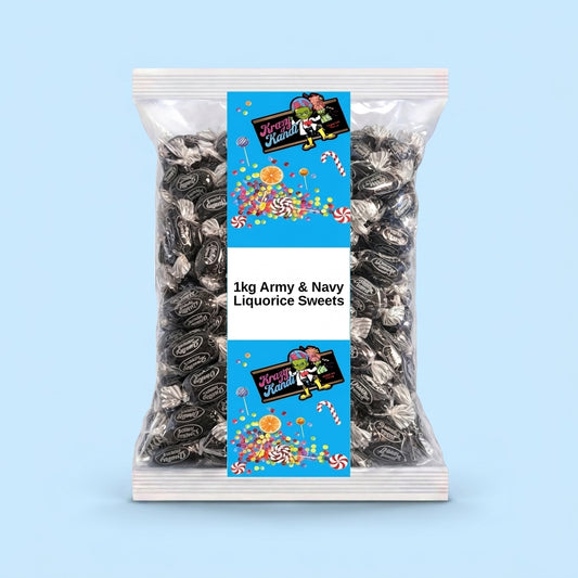 Krazy Kandi Army & Navy Liquorice Sweets 1kg