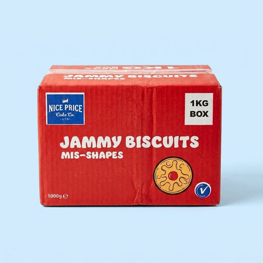 Krazy Kandi Jammy Dodgers Biscuits Mis-Shapes 1kg - Krazy Kandi Sweet Shop, Bootle Liverpool