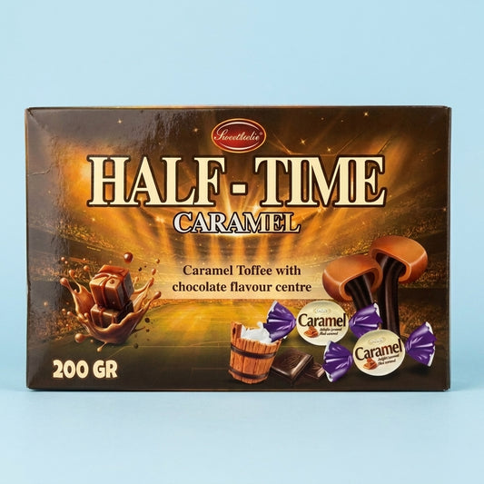 Sweetworld Half Time Caramel with a Chocolate Flavoured Centre 200g