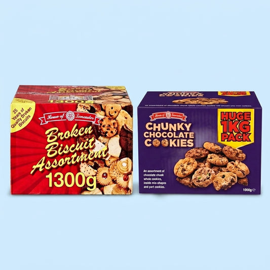 House Of Lancaster Luxury Broken Assorted Biscuits & Chunky Cookie Biscuits Broken 2300g