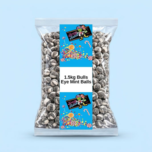 Krazy Kandi Bulls Eye Mint Balls 1500g