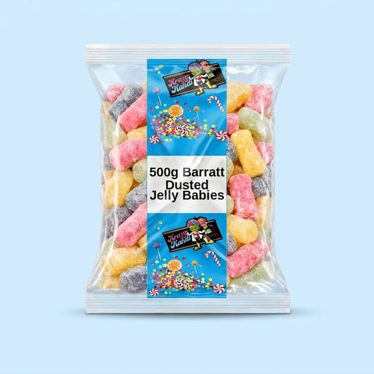 Krazy Kandi Dusted Jelly Babies 500g - Krazy Kandi Sweet Shop, Bootle Liverpool