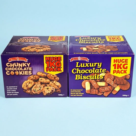 House Of Lancaster Luxury Broken Chocolate Biscuits & Chunky Cookies Broken Biscuits 2kg bulk bag front view