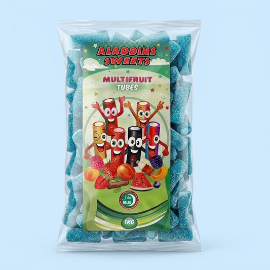 Krazy Kandi Aladdins Sour Blueberries Liquorice Bites 1kg