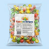 Krazy Kandi Rainbow Stripes Drops Hard Rock Candy Individually Wrapped 1kg