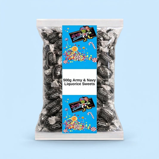 Krazy Kandi Army & Navy Liquorice Sweets 500g