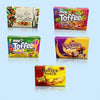 Yummys Five Toffee Boxes Bundle Fruit Jellies Mix Toffee Chocolate Eclairs Butter Scotch 1kg