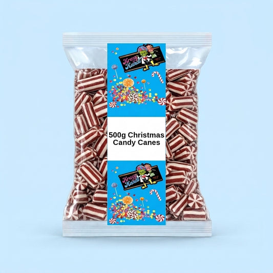 Krazy Kandi Christmas Candy Canes 500g - Krazy Kandi Sweet Shop, Bootle Liverpool