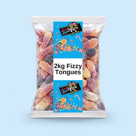 Krazy Kandi Fizzy Tongues 2kg - Krazy Kandi Sweet Shop, Bootle Liverpool