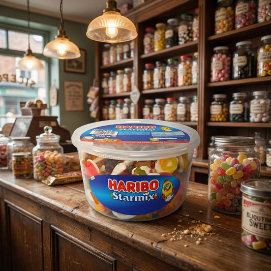 Haribo Starmix Tub 1kg - illustrative lifestyle shot position 2