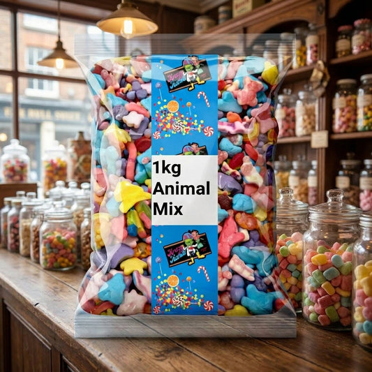 Krazy Kandi Jelly Filled Animal Mix 1kg - illustrative lifestyle shot position 2