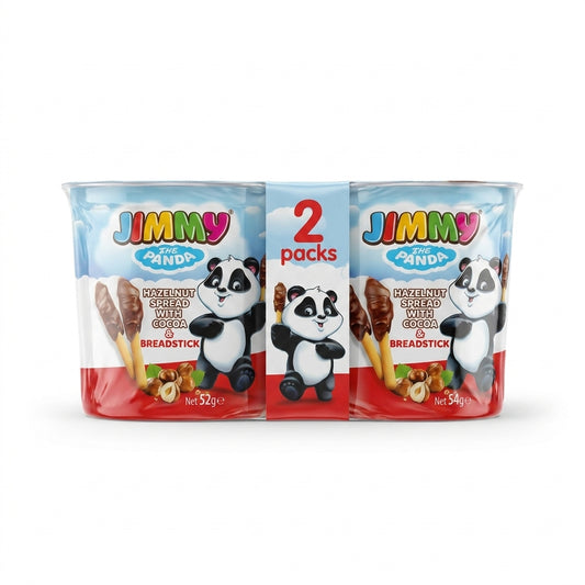 Jimmy The Panda Hazelnut Spread with Cocoa & Breadstick 104g