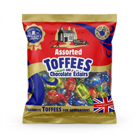 Walkers Nonsuch Assorted Toffee and Chocolate Eclairs 400g