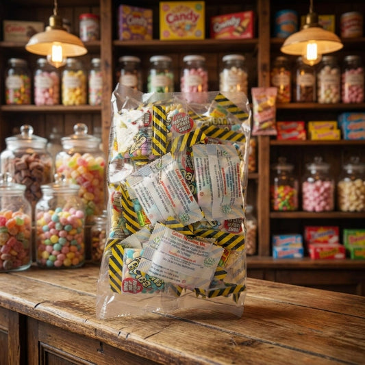Toxic Waste Atomic Bytes Mini Bags 500g - illustrative lifestyle shot position 2