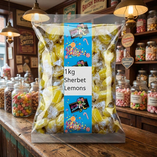 Krazy Kandi Sherbet Lemons 1kg - illustrative lifestyle shot position 2