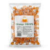 Krazy Kandi Orange Drops Hard Rock Candy Individually Wrapped 1kg