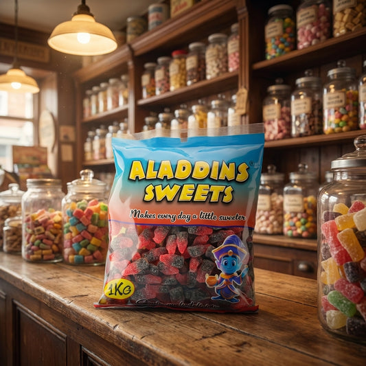 Aladdins Fizzy Cherry Cola Bottles 1kg