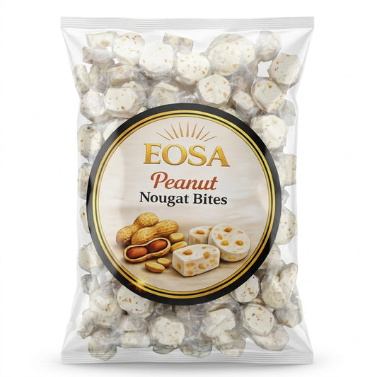 Krazy Kandi Peanut Nougat Bites Individually Wrapped 1kg