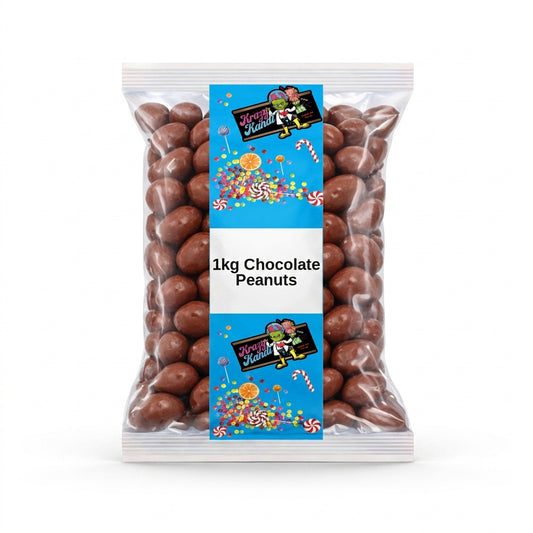 Krazy Kandi Chocolate Peanuts 1kg View 2 - Krazy Kandi Sweet Shop, Bootle Liverpool