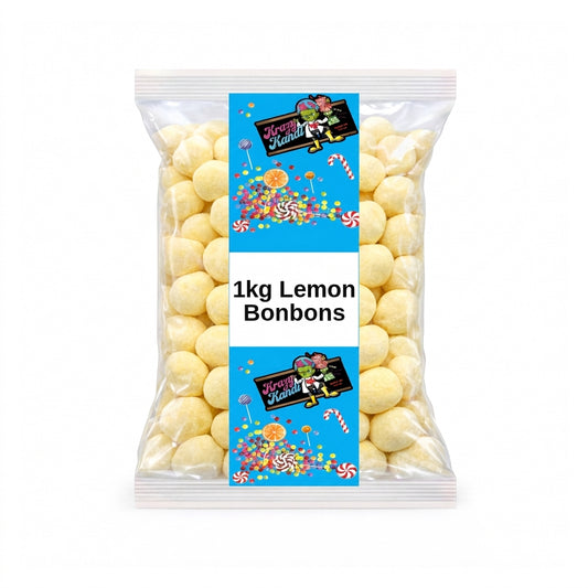 Krazy Kandi Lemon Bonbons 1kg View 2 - Krazy Kandi Sweet Shop, Bootle Liverpool