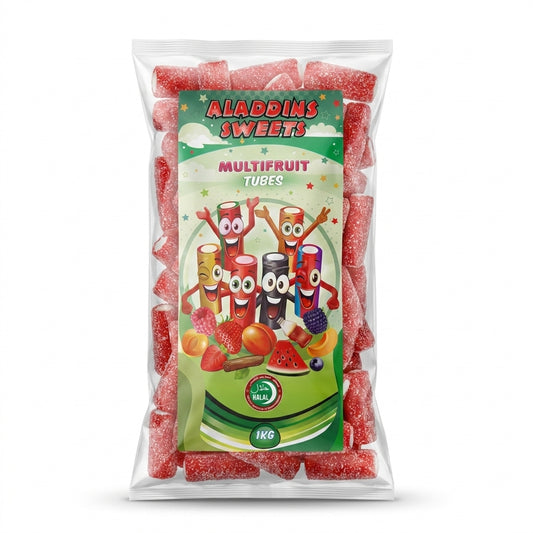 Krazy Kandi Aladdins Sour Strawberry Liquorice Bites 1kg