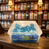 Yummy Gummy Fizzy Blue Raspberry Rings Tub 1kg - illustrative lifestyle shot position 2