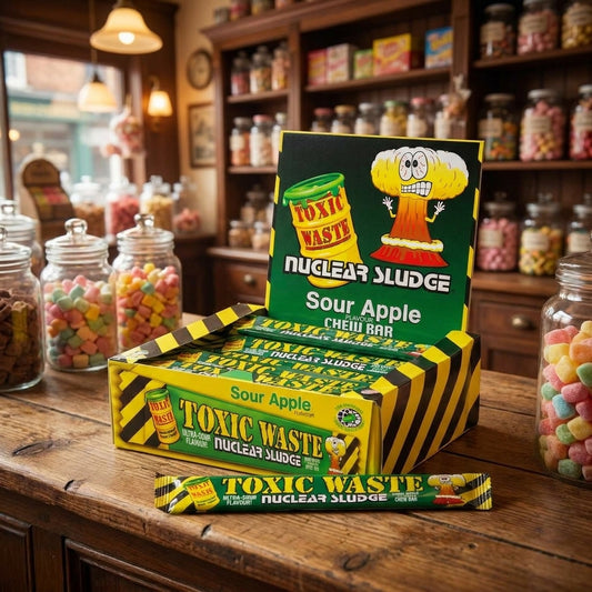 Toxic Waste Apple Chew Bar 1kg - illustrative lifestyle shot position 2