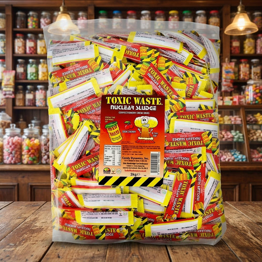 Toxic Waste Cherry Chew Bars Mini 3kg - illustrative lifestyle shot position 2