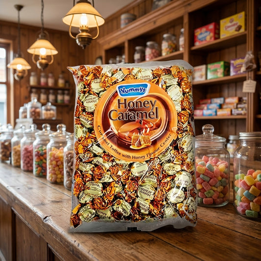 Yummys Honey Caramel Toffees 1kg - illustrative lifestyle shot position 2