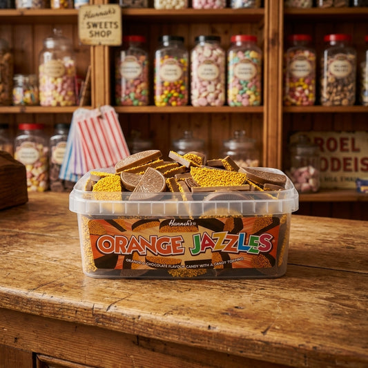 Hannahs Orange Jazzles Tub 600g