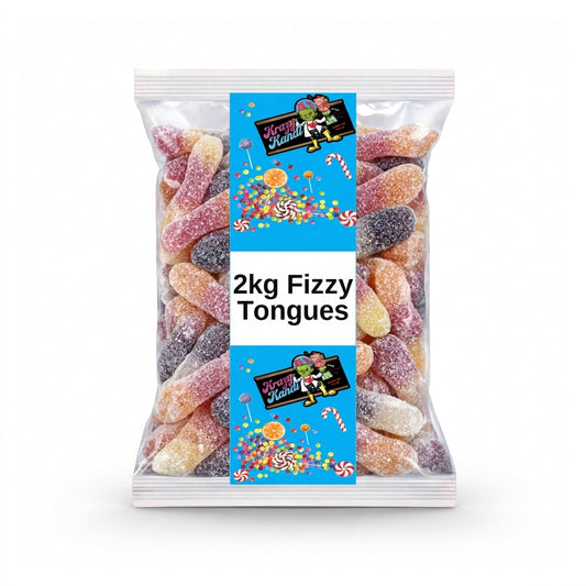 Krazy Kandi Fizzy Tongues 2kg View 2 - Krazy Kandi Sweet Shop, Bootle Liverpool