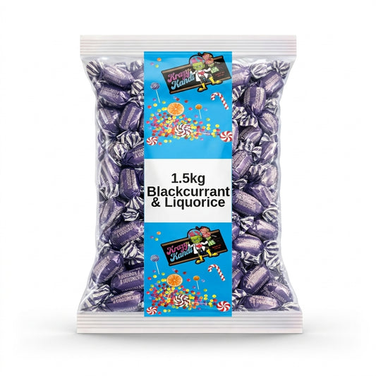 Krazy Kandi Krazy Kandi Blackcurrant & Liquorice 1500g