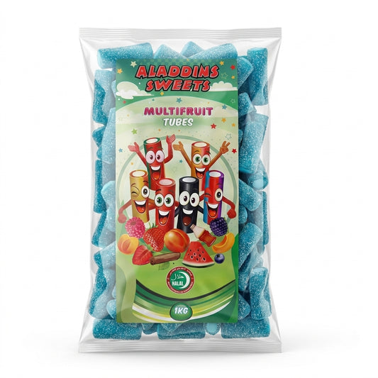 Krazy Kandi Aladdins Sour Blueberries Liquorice Bites 1kg