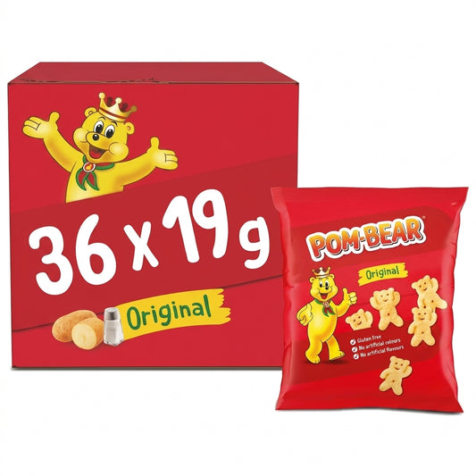 Pom-Bears Ready Salted Original Potato Snacks 684g
