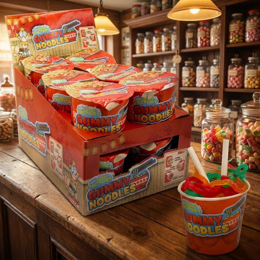 Crazy Candy Factory Gummy Noodles 12x63g