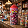 Vidal Strawberry Zoom Lollipops 50 x 29g - illustrative lifestyle shot position 2
