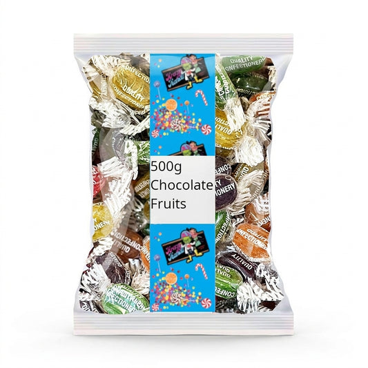 Krazy Kandi Chocolate Fruits 500g View 2 - Krazy Kandi Sweet Shop, Bootle Liverpool