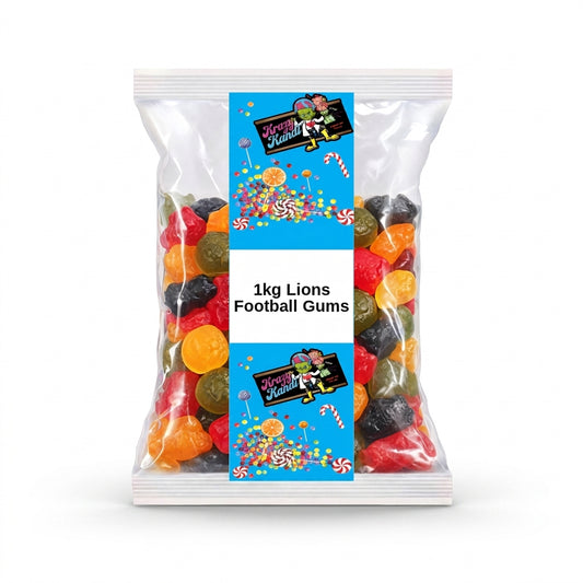 Krazy Kandi Football Gums 1kg View 2 - Krazy Kandi Sweet Shop, Bootle Liverpool