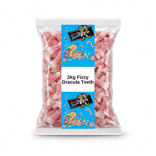 Krazy Kandi Fizzy Dracula Teeth 2kg View 2 - Krazy Kandi Sweet Shop, Bootle Liverpool
