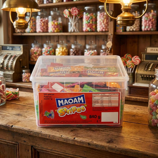 Haribo Stripes Tub 840g