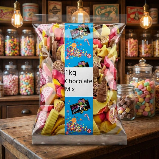 Krazy Kandi Chocolate Mix 1kg View 2 - Krazy Kandi Sweet Shop, Bootle Liverpool