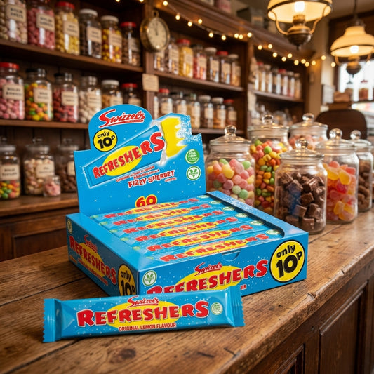 Swizzels Lemon Chew Bar 60x18g - illustrative lifestyle shot position 2