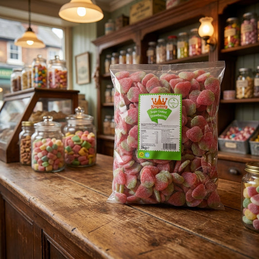 Kingsway Sugar Coated Strawberrys 3kg